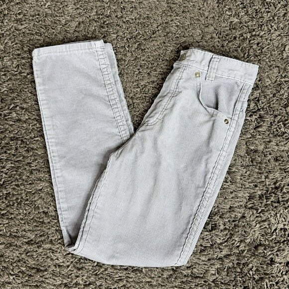 Vintage Girls Youth Corduroy Pants Lot of 2 Sz 8 JC Penny Red & Light Gray USA - Picture 7 of 16